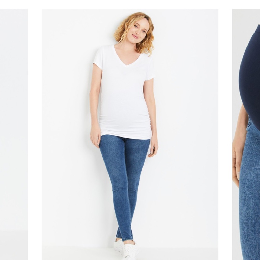 NWT Indigo Blue Skinny Maternity Jeans